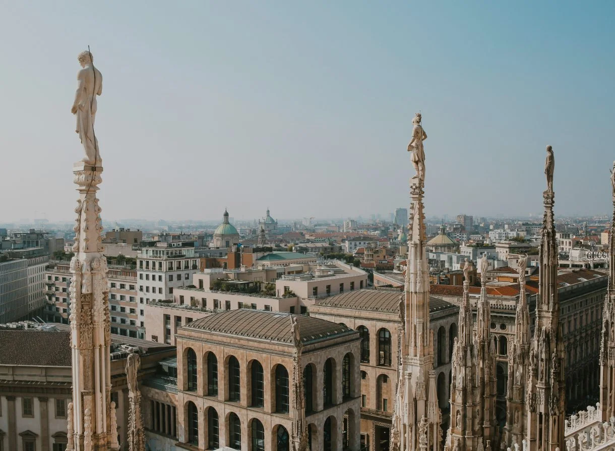 Skyline di Milano con il Duomo